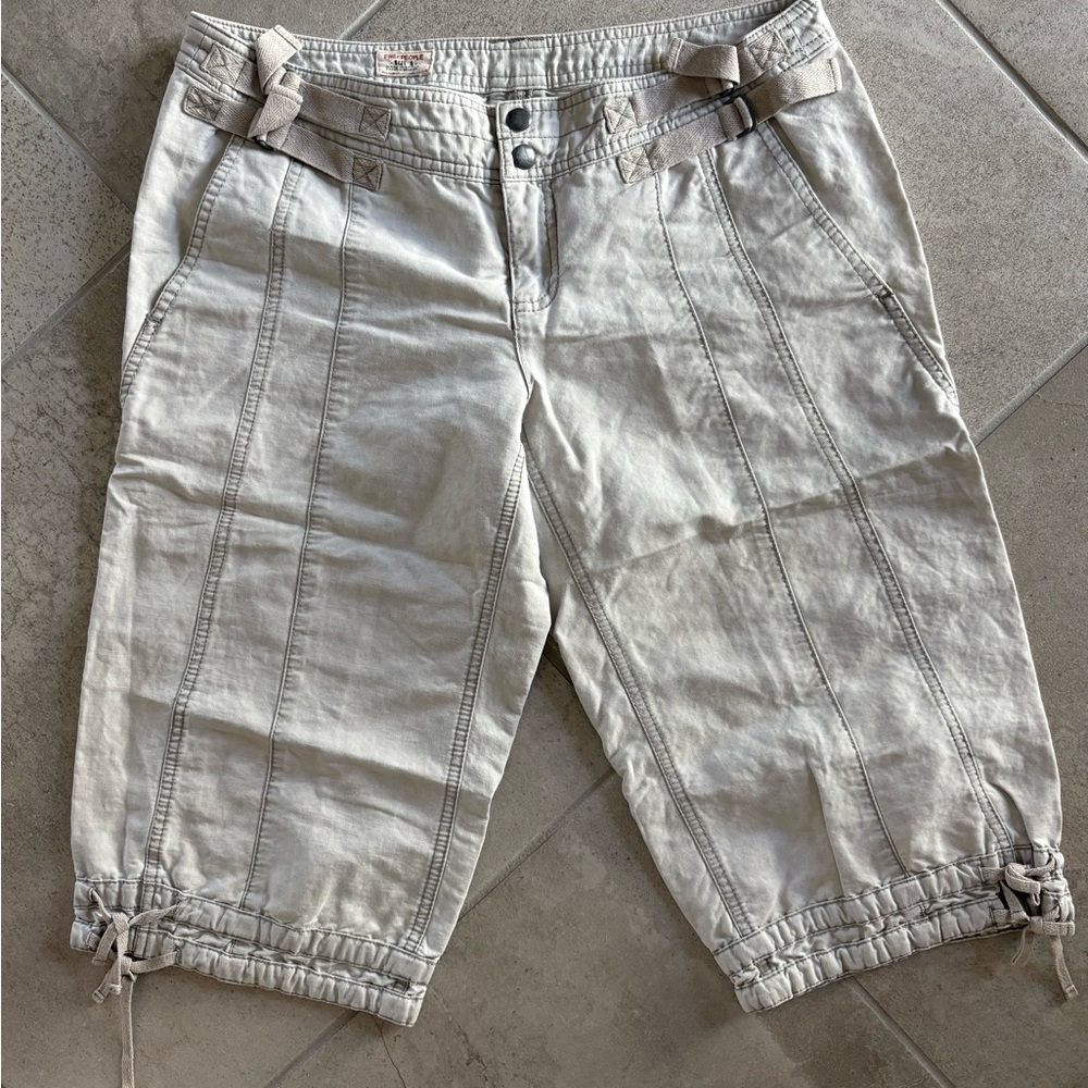 Free People Women’s Cargo-style Capri/Cropped Pants